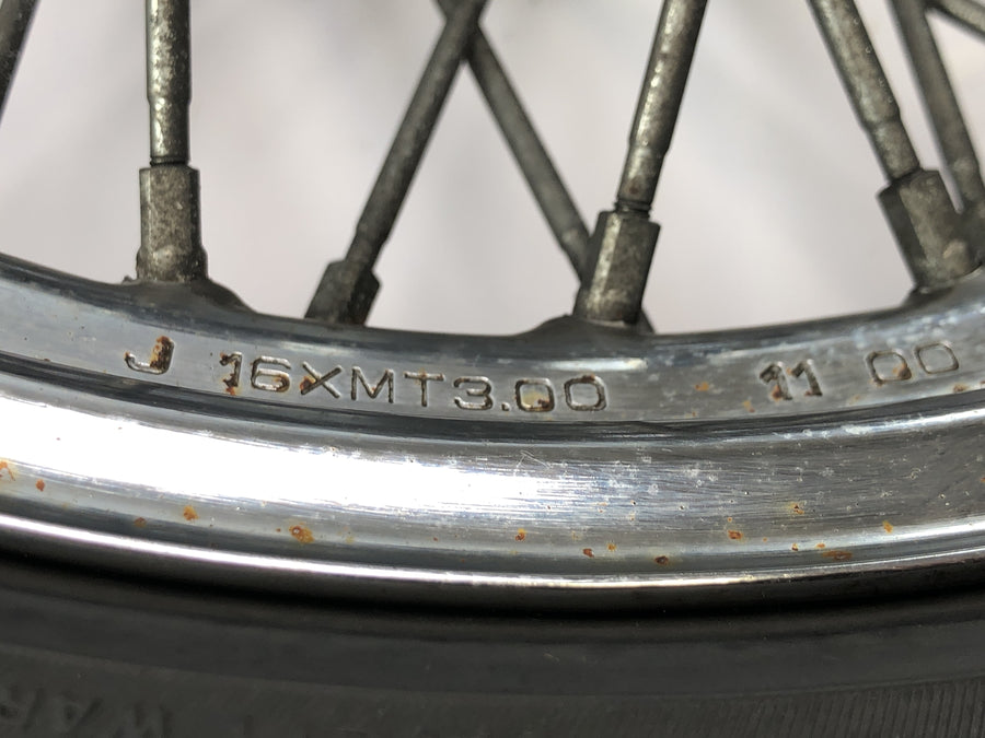 Yamaha XV 1600 Wild Star VP08 [2002] - front wheel rim spoke wheel 3.00 x 16"