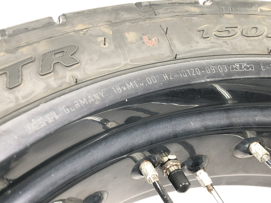 KTM 950 Adventure LC8 [2004] - rear wheel rim spoke wheel 4.00 x 18"
