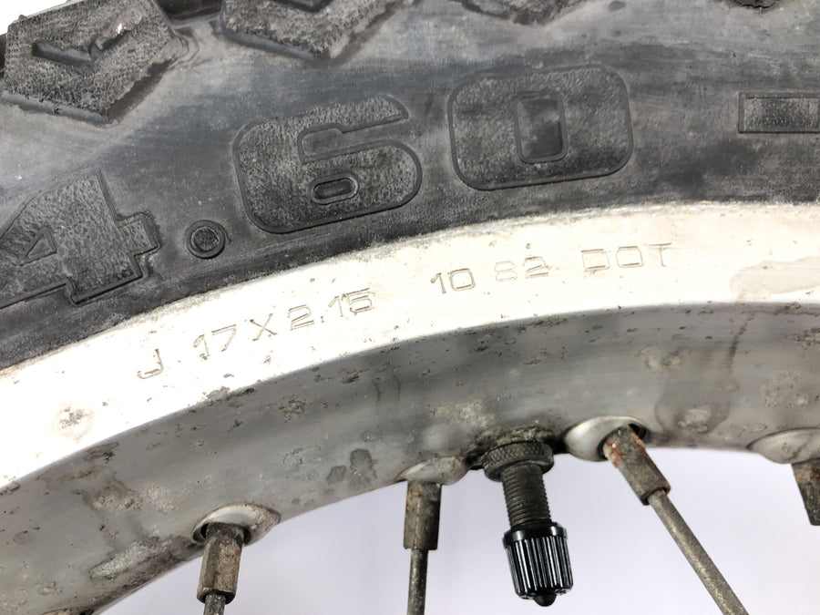 Honda XL 250 R MD03 [1993] - rear wheel rim spoke wheel 2.15 x 17"