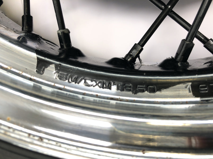 Yamaha XVS 650 4VR [1997] - Rear wheel rim wheel 3.50 x 15" spoke wheel