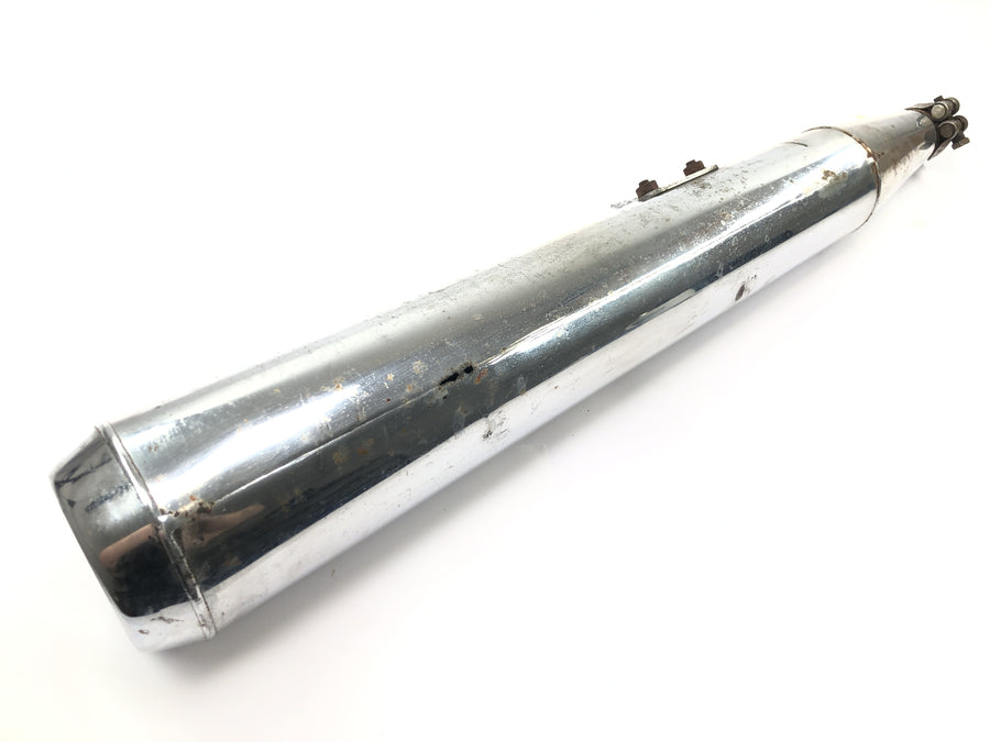 Moto Guzzi V65 Custom [1985] - Exhaust silencer end pot chrome left