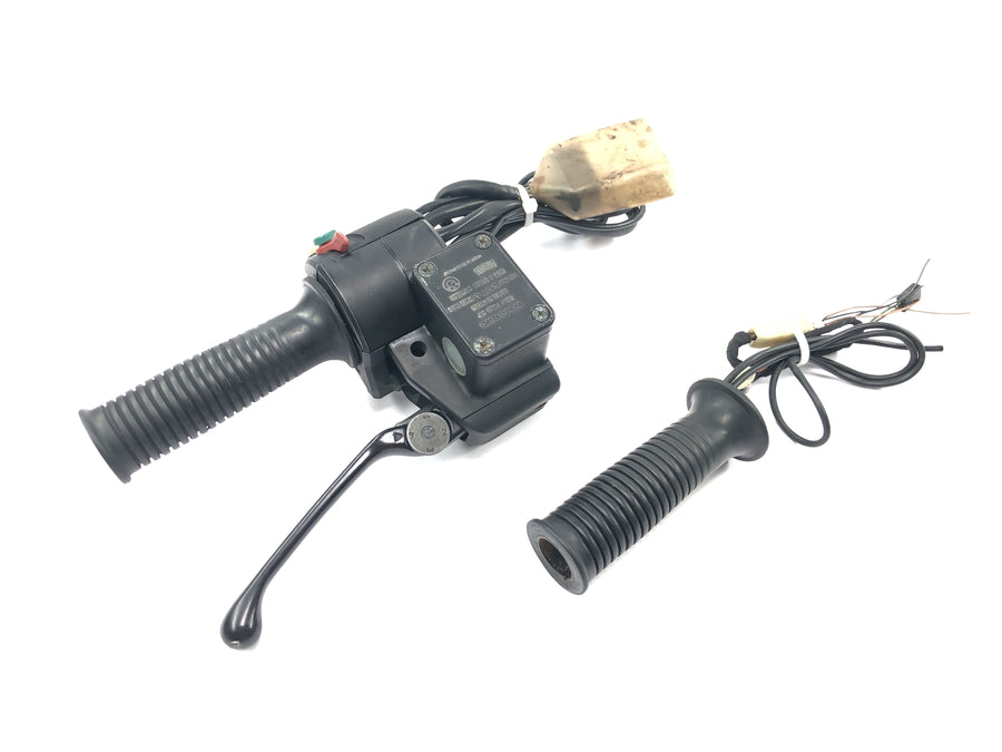 BMW K 1100 RS [1994] - Handlebar fitting, right, switch housing, brake lever, hand brake pump, heated grips set