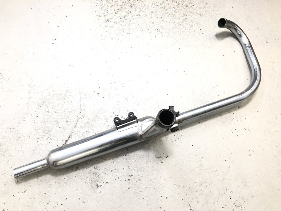 Kawasaki W 650 EJ650A [1999] - Exhaust system left, exhaust manifold, silencer
