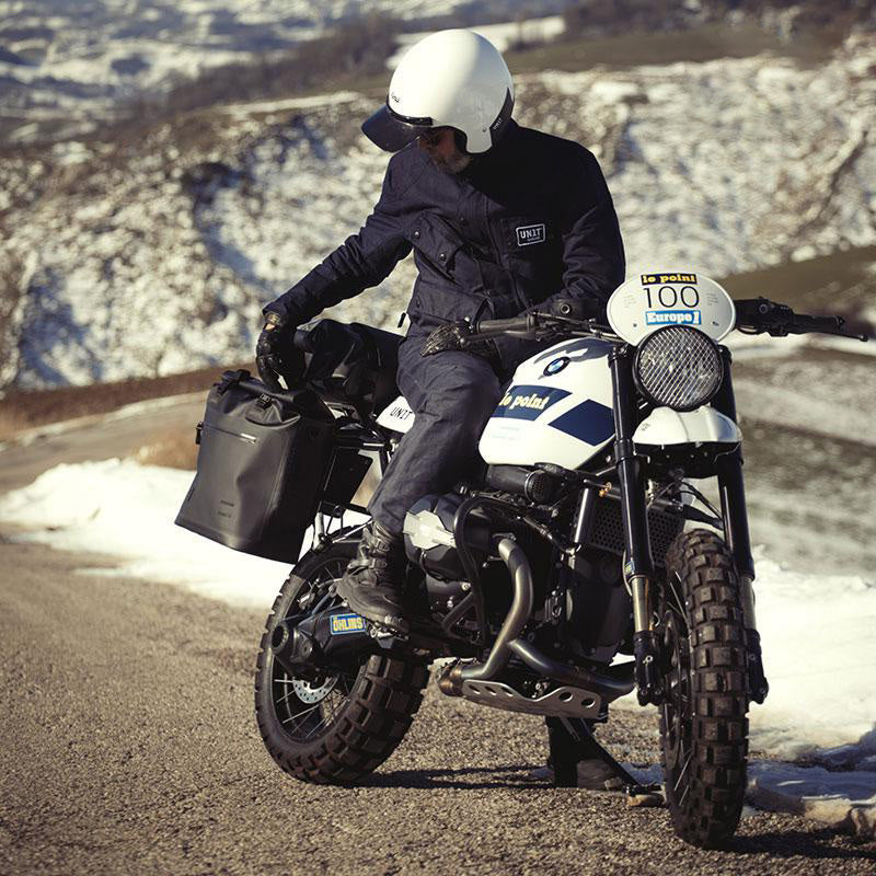 BMW R nineT 1200 Pure [2017-2023] - Zwei Khali-Seitentaschen aus TPU 35L - 45L + Paar Aluminiumplatten mit -Rahmen