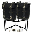 BMW R nineT 1200 Pure [2017-2023] - Zwei Seitentaschen aus Leder + Symmetrischer Doppelrahmen