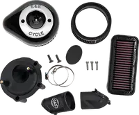 Indian CHALLENGER 108 Limited [2025-2026] - Stealth Luftfilter-Kit mit Abdeckung – Oberfläche: Schwarz – Bild 5