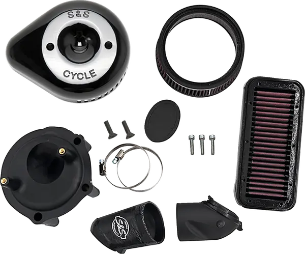 Indian PURSUIT 108 Dark Horse Premium [2024-2026] - Stealth Luftfilter-Kit mit Abdeckung – Oberfläche: Schwarz – Bild 3