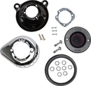Harley-Davidson Xl 883 R Roadster [2009-2010, 2013] - Air Stinger Stealth Luftfiltersatz – Oberfläche: Silber – Bild 1