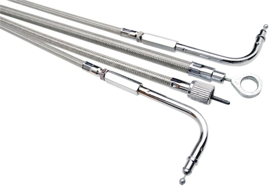 harley-davidson low rider [MOTION PRO] – Armor Coat Braided stainless steel speedometer cable for Harley-Davidson