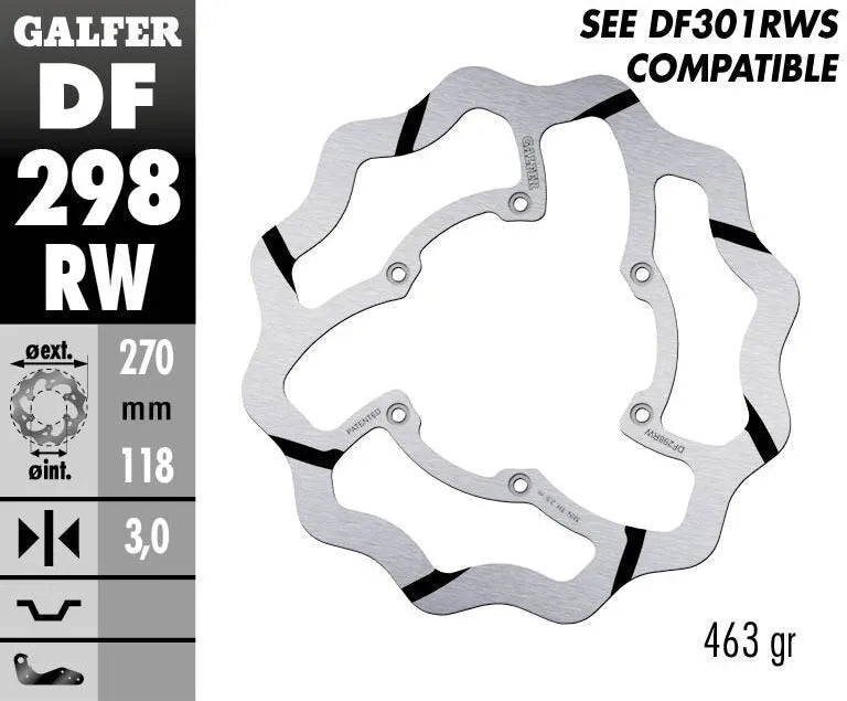 Yamaha Yz 450 F [2022-2023, 2025, 2023, 2024] - Wave® Bremsscheibe – Bild 2