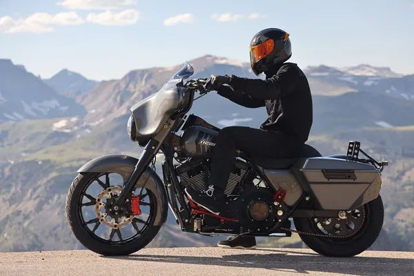 Harley-Davidson Xl 1200 T Sportster Superlow [2018-2019, 2018-2020] - Cubiq™ Bremsscheibe – Oberfläche: Schwarz, Chrom – Bild 7