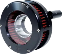 Harley-Davidson FXSE 1800 Pro Street Breakout CVO [2016-2017] - BA Luftfilterkit – Oberfläche: Schwarz, Rot – Bild 4