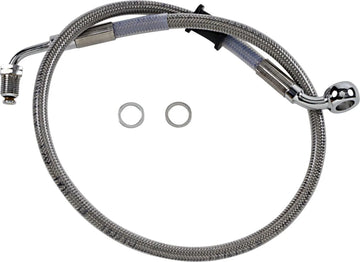 harley davidson flde [DRAG SPECIALTIES] - Stainless steel brake line kit