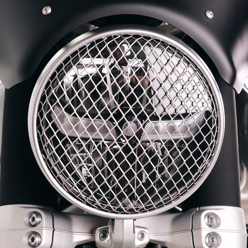 BMW R nineT 1200 Roadster [2014-2023] - Scheinwerferabdeckung Schutzgitter Grau