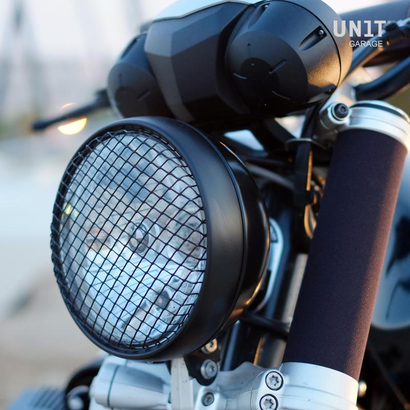 BMW R nineT 1200 Roadster [2014-2023] - Scheinwerferabdeckung Schutzgitter Schwarz