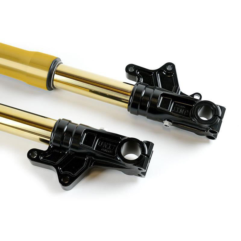 BMW R nineT 1200 Pure [2017-2023] - Öhlins USD LOW Gabel-Kit + Einheit Garagenplatten und Füße (niedrige Version)