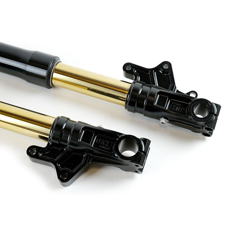 BMW R nineT 1200 Scrambler [2016-2023] - Öhlins USD LOW Gabel-Kit + Einheit Garagenplatten und Füße (niedrige Version)