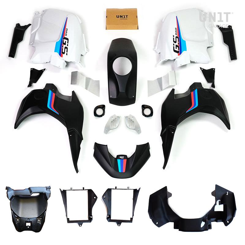 BMW R 1200 GS LC Rad [2013-2019] - RAD-Kit Hellweiß/Mattschwarz (2013–2016)