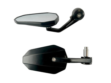 Handlebar end mirrors 2 pieces [E-mark] - Kawasaki Ninja 250 300 400 650 1000