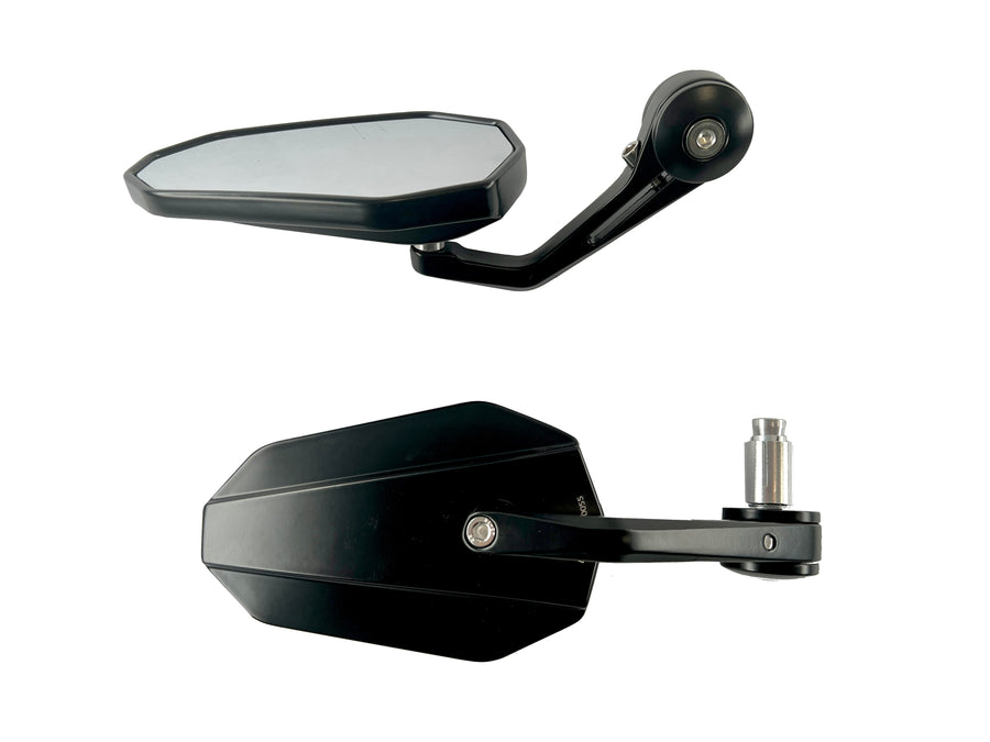 Handlebar end mirrors 2 pieces [E-mark] - BMW R nineT Pure Scrambler