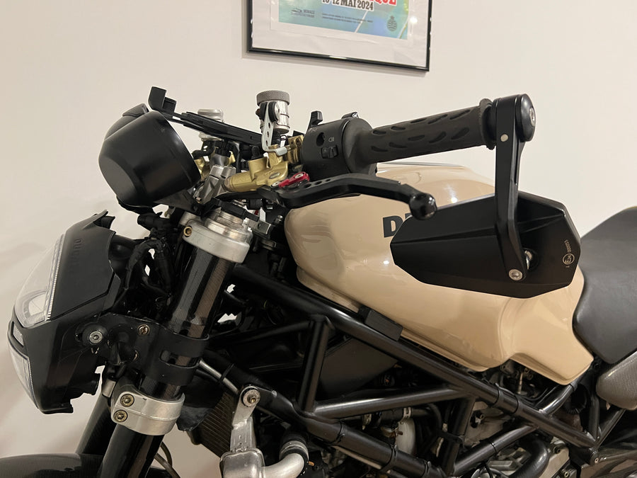 Handlebar end mirrors 2 pieces [E-mark] - Yamaha MT-03 MT-07 MT-09 MT-125 perspective view