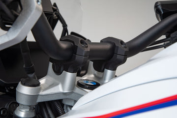 BMW R 1250 GS [2019-2024] - Handlebar relocation 32 mm higher, 25 mm to the rear, black - picture 1