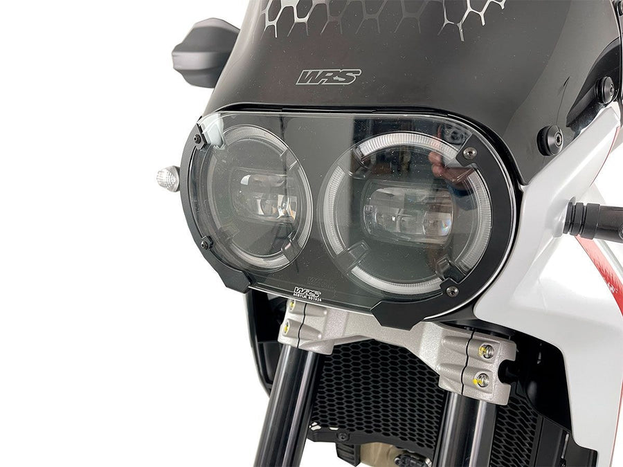 DUCATI DESERT X RALLY [2024-2025] - Headlight protection lens with brackets - View 2