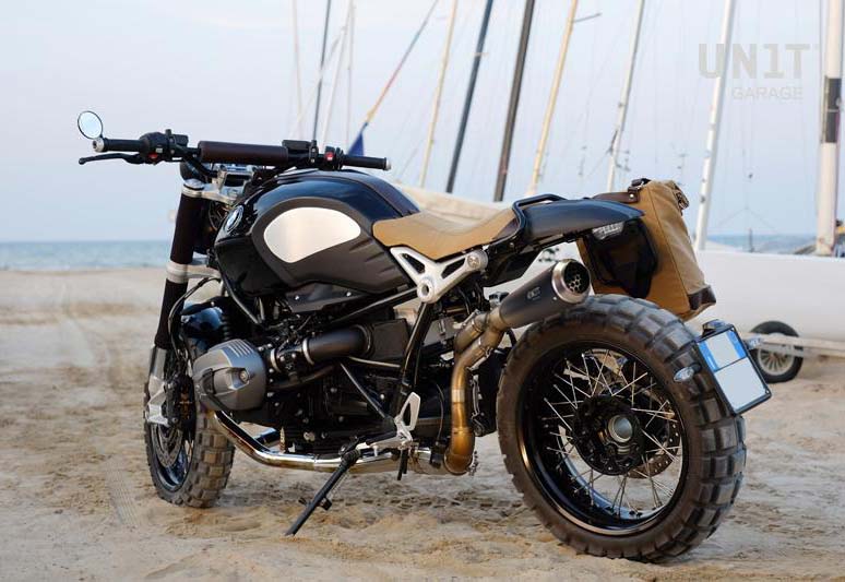 BMW R nineT 1200 Pure [2017-2023] - Hohe Auspuffanlage aus Titan