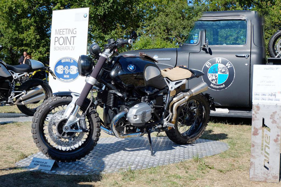 BMW R nineT 1200 Roadster [2014-2023] - Hohe Auspuffanlage aus Titan