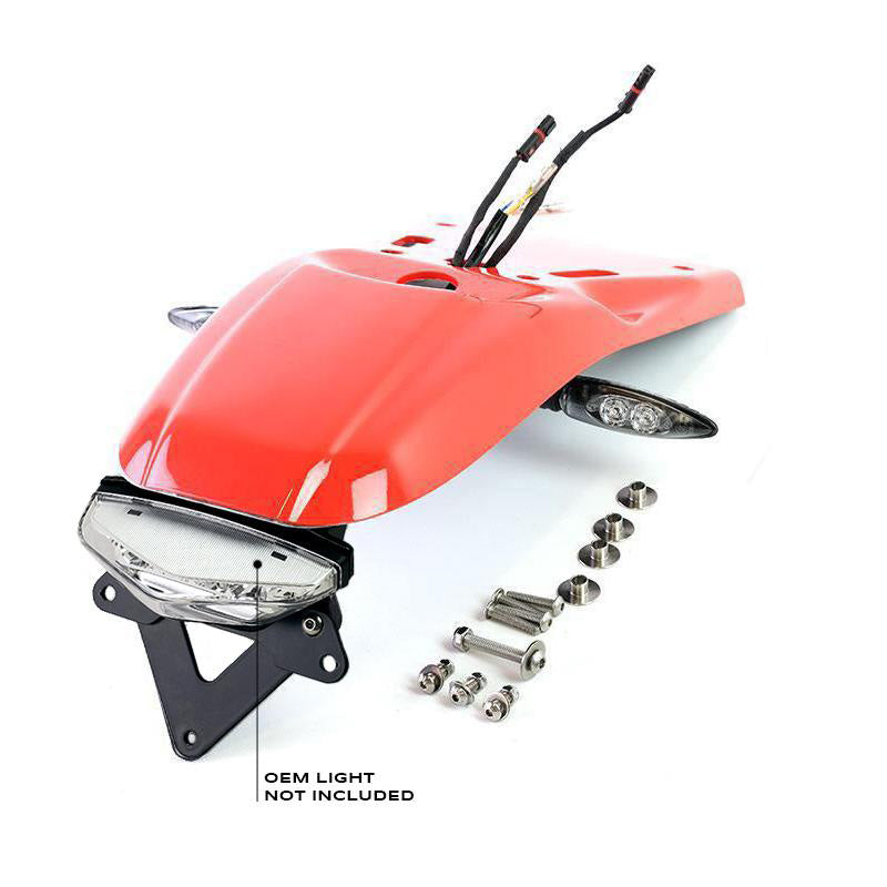 BMW R nineT 1200 Pure [2017-2023] - Heckfender mit Kennzeichenhalter-Kit für Originalscheinwerfer
