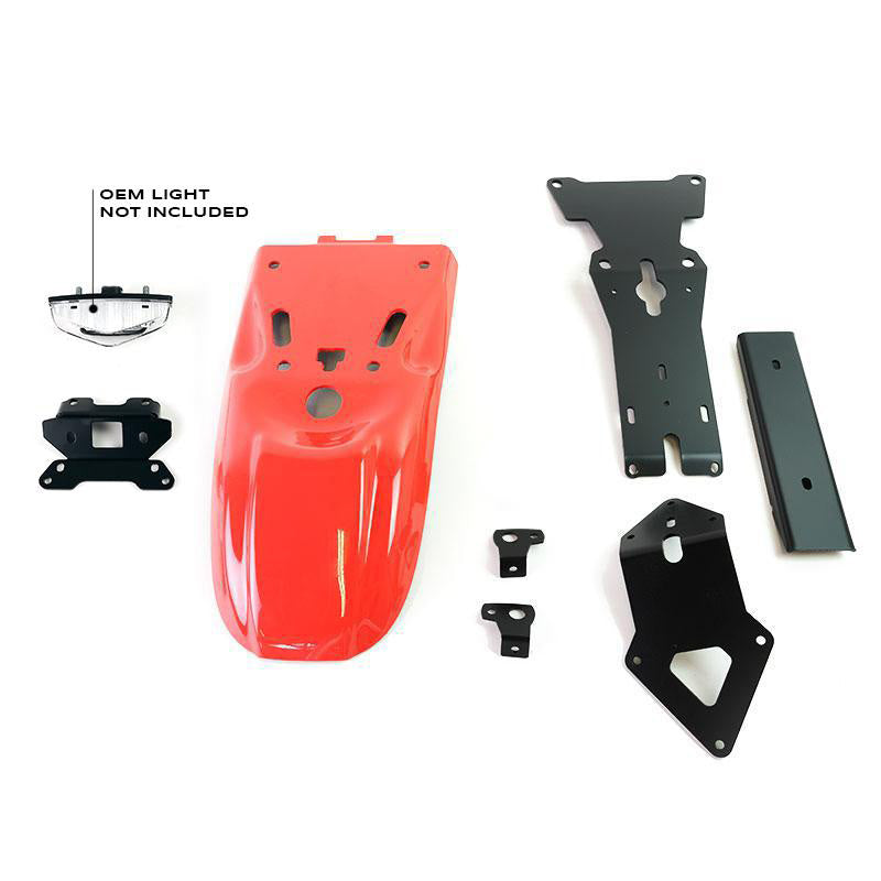 BMW R nineT 1200 Roadster [2014-2023] - Heckfender mit Kennzeichenhalter-Kit für Originalscheinwerfer