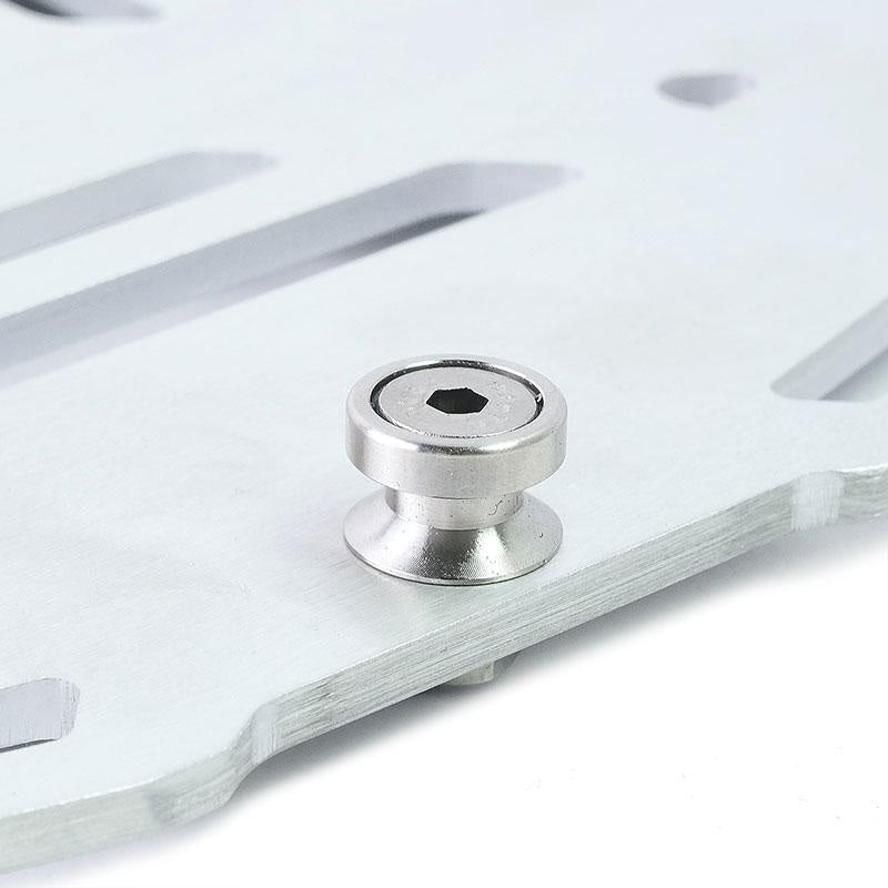 BMW R 1300 GS [2024–2026] - Atlas 44L Universal-Aluminium-Topcase + Atlas Silver Topcase-Platte für Original-Gepäckträger der
