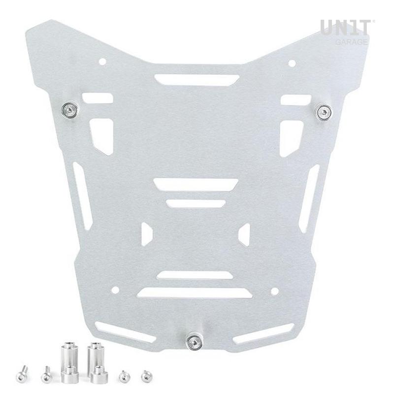 BMW R 1300 GS [2024–2026] - Atlas 44L Universal-Aluminium-Topcase + Atlas Silver Topcase-Platte für Original-Gepäckträger der