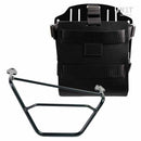 BMW R 1200 GS LC Rad [2013-2019] - Taschenhalter Aluminium mit verstellbarer Lederfront, Schnellkupplung und rechtem Rahmen