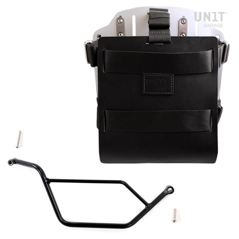 BMW R 850 GS / R 1100 GS / R 1150 GS Adventure [1994-2004] - aluminum bag holder + adjustable leather front, quick coupling. + frame