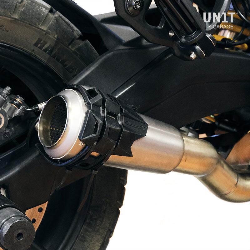 BMW R nineT 1200 Pure [2017-2023] - Schwarzer Schalldämpferschutz