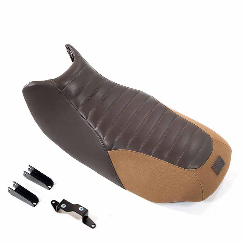 BMW R 850 R / R 1100 R [1993-2002] - Zweisitzer-Sitzbank aus Leder und Canvas für