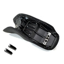 BMW R 1150 R [2000-2006] - Schwarzer Leder- und Canvas-Sattel für