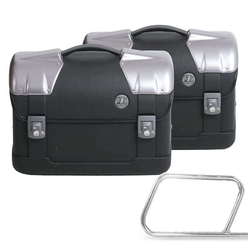 Seitenkoffer [Hepco & Becker] - Koffersatz Strayker – Rohrpacktaschenhalter