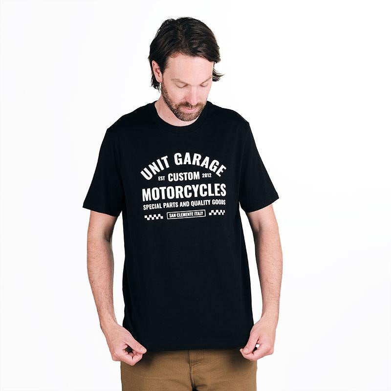 BMW R nineT 1200 Urban G/S (niedriger Auspuff) [2017-2023] - Unitgarage 'Checkered' T-Shirt