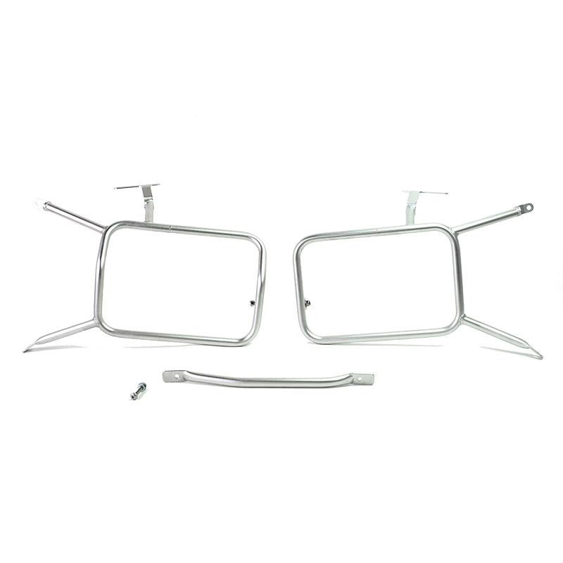 BMW R nineT 1200 Roadster [2014-2023] - Atlas Aluminium-Seitenkoffer-Set 48L+41L + Rahmen für Taschen aus Aluminium Atlas